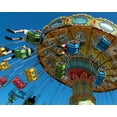 thumbnail image 2 of Highsmith, Carol 24x20 White Modern Wood Framed Museum Art Print Titled - Swing ride in Santa Cruz-California, 2 of 4