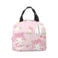 thumbnail image 1 of Hello Kitty Bolsa de almuerzo de gran capacidad Bolsa de almuerzo de trabajo Bolsa de almuerzo impermeable Caja de almuerzo Bolsa aislada, 1 of 5