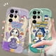 thumbnail image 2 of Disney-funda de silicona transparente para móvil, carcasa con diseño 3D de pato Donald y Daisy para Samsung Galaxy S24 Ultra S23 S22 Plus S21 S20 FE A25 A55 A35 5g, 2 of 5