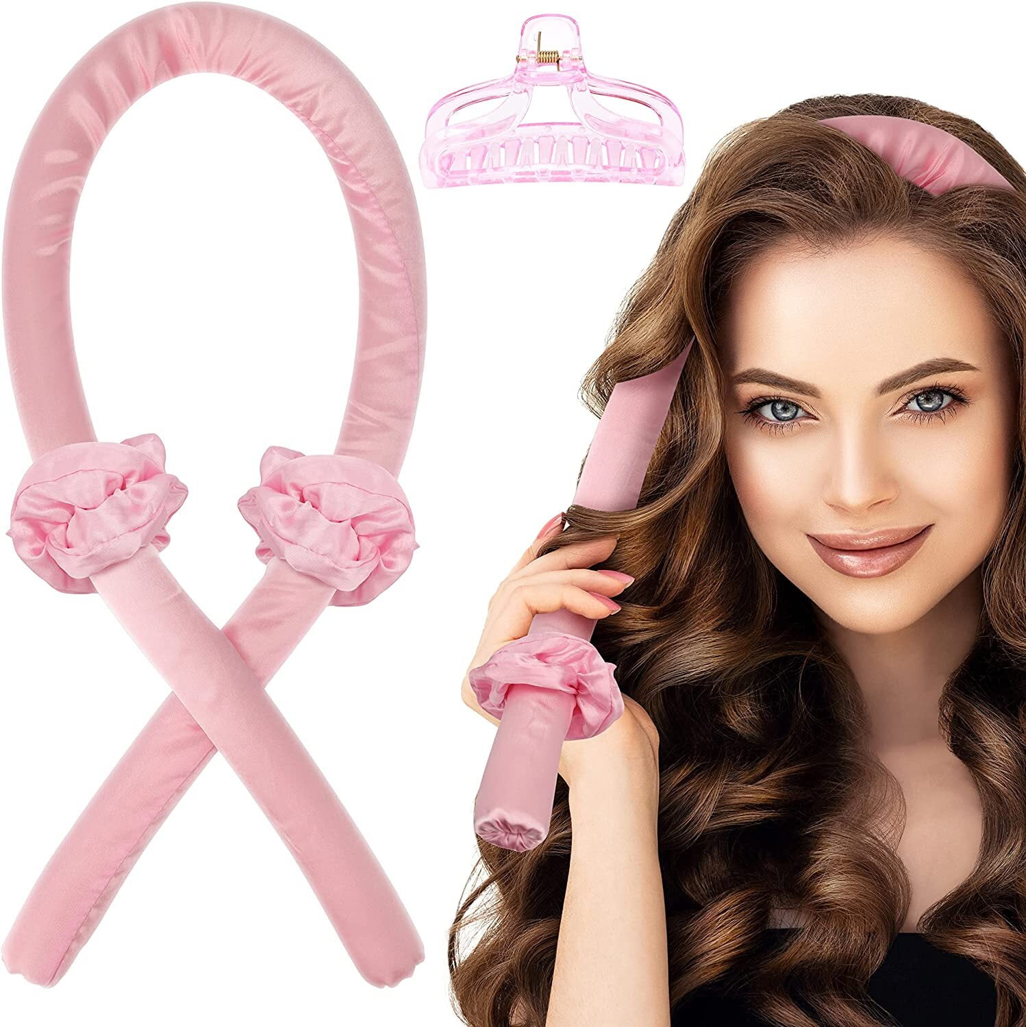 Heatless Hair Curler Heatless Curling Rod Headband for Long Hair