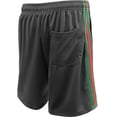 thumbnail image 3 of Ma Croix Men's Lightweight Stripe Track Shorts with Drawstring, 3 of 4