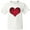 AA-White, variant on Inktastic Red Plaid Heart Youth T-Shirt
