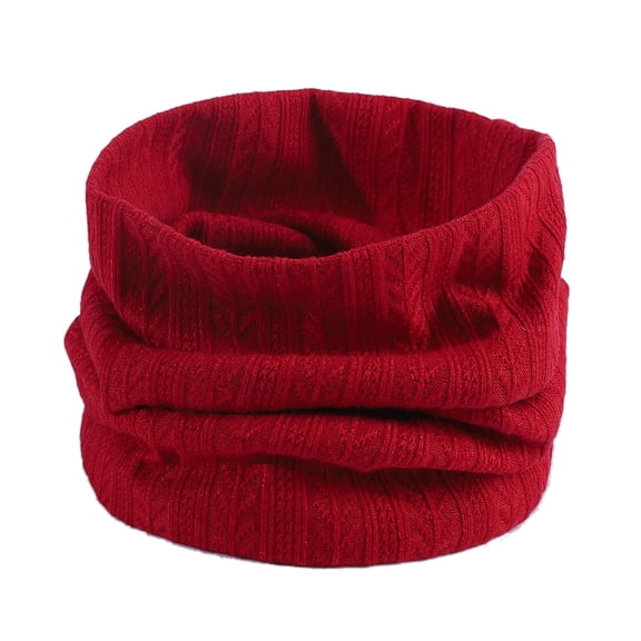 HJYCHN Neck Scarf Winter Knitted Neck Scarf Warm Mens and Womens Women's Fashion Scarves RD1 One Size