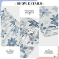 thumbnail image 4 of Wobogo Snowflake Flower Long Pajama Pants Bottoms Soft Sleepwear with Pockets, 4 of 9