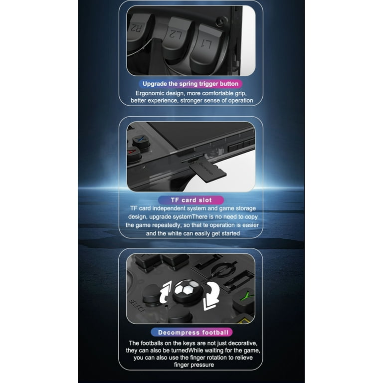 R36MAX open source handheld game console, 4.0-inch 3D large screen