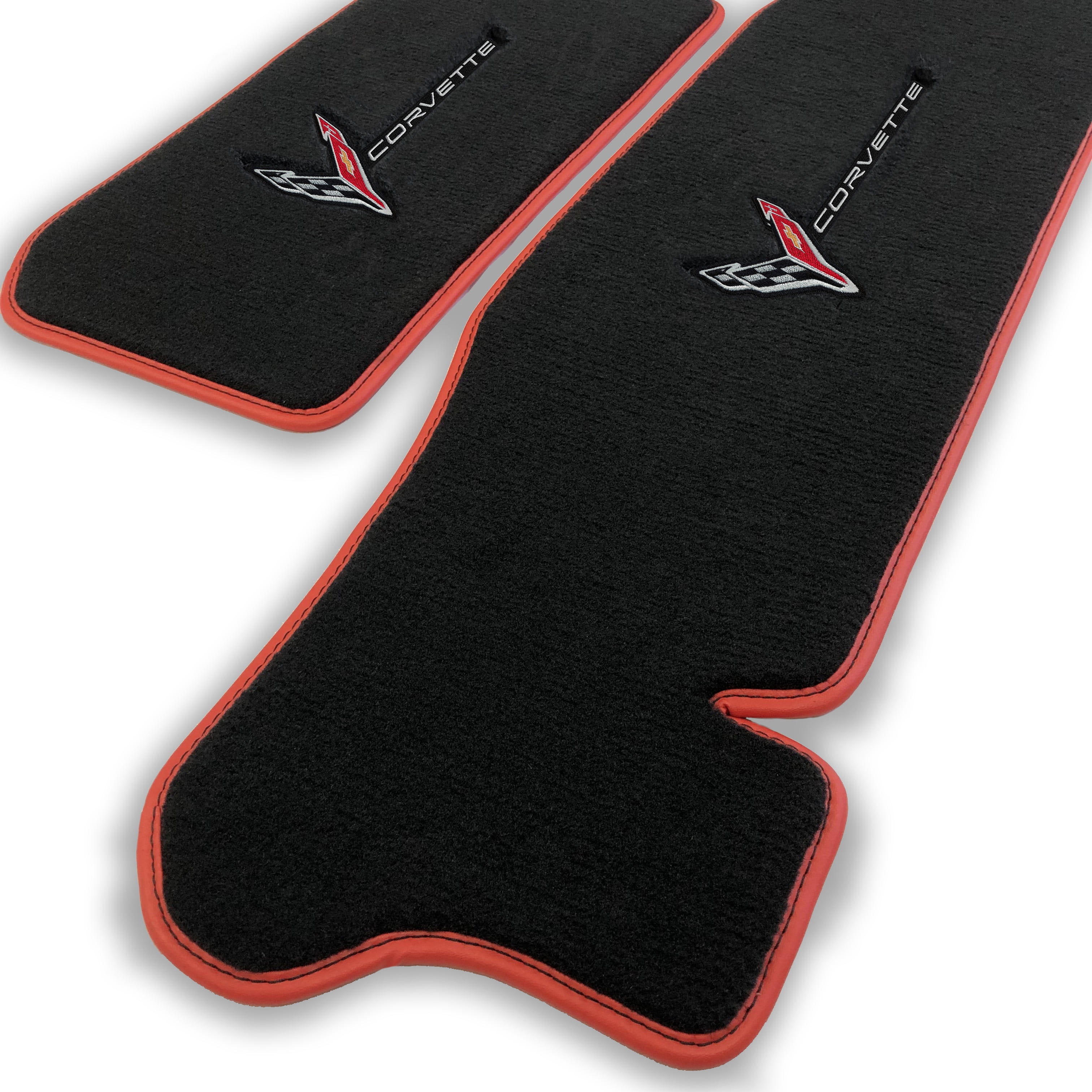 Lloyd Mats Custom Fit Floor Mats for Corvette C8 Coupe 2020ON LogoMat