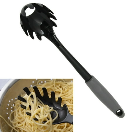 

Pasta Server Spaghetti Fork Spoon Nylon Utensil Kitchen Tools Gadgets Soft Grip