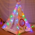 thumbnail image 4 of WOWMTN 33Ft Multicolor String Star Light Outdoor LED with Remote Battery Operated, 4 of 9