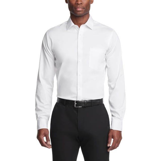Camisa Van Heusen Regular Fit sin Arrugas con Cuello Flex Blanco