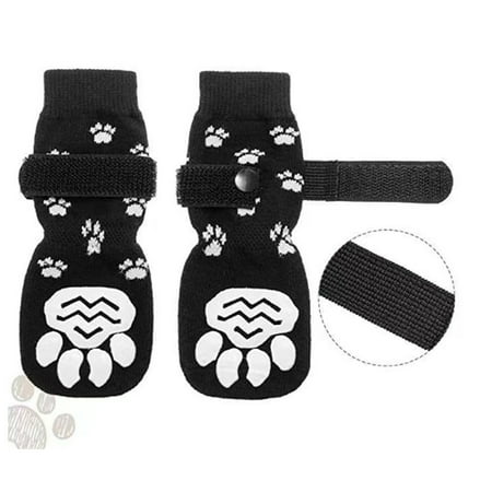 GASTROPOD Dog Shoes Waterproof Floral Layer Dog Boots Anti-Slip Sole Paw Protector for Your Furry Friend