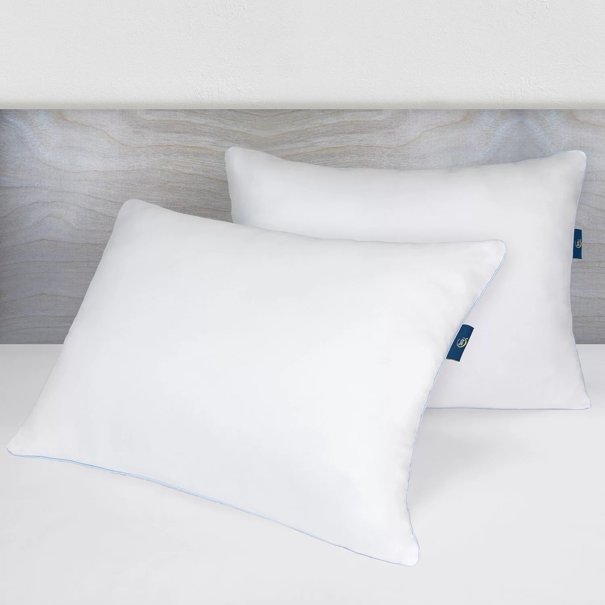 Serta Perfect Sleeper Comfy Sleep Eco-Friendly Bed Pillow, 2-Pack photo 4