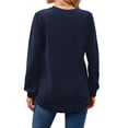 thumbnail image 4 of OutfitShow Sweatshirts for Women Casual Long Sleeve Crewneck Shirts Tunic Tops,Sizes S-3XL, 4 of 8