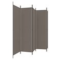 thumbnail image 2 of vidaXL 5-Panel Room Divider Anthracite 250x200 cm Fabric, 2 of 5