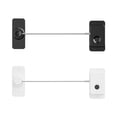 thumbnail image 2 of Advancent Cerradura de cajón con huella dactilar, documentos y pertenencias, cerradura inteligente segura para puerta y ventana, cerradura con Decoración del hogar blanco, 2 of 4
