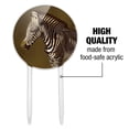 thumbnail image 6 of Acrylic Baby Zebra Young Foal Cake Topper Party Decoration for Wedding Anniversary Birthday Graduation, 6 of 7