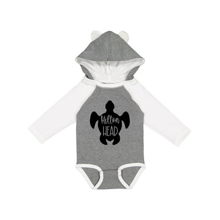 

Inktastic Hilton Head Sea Turtle Design Gift Baby Boy or Baby Girl Long Sleeve Bodysuit