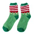 thumbnail image 3 of Lady Senior Plush Sleeping Socks Home Coral Velvet Socks Christmas Socks, 3 of 3