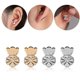thumbnail image 2 of Jinyi 2 Ps Of Earring Lifters, Hypoallernic Backs For Saggy Ears (silver/), 2 of 5