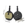 thumbnail image 3 of Bike Brake Pads Sturdy Disc Parts Replacement Components Bicycles Fittings Bike Replace Part Semi-Metallic Cycling Braking Pad Type 8, 3 of 6
