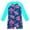 E, variant on 4-12Y Girls Long Sleeve Rashguard One-Piece Swimsuit Beach Surfing Bathing Suit Swimwear