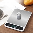 thumbnail image 4 of Graflsoa Stainless Steel Kitchen Scale with Large LCD Display, 5kg Capacity, Multi-Unit Measurement (g, oz, lb, kg), Auto Shutoff, Battery-Powered, White, 4 of 6
