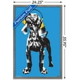 thumbnail image 3 of Keith Kimberlin - Puppy - Modern Weimaraner Pop Art Wall Poster, 22.375" x 34", Framed, 3 of 5
