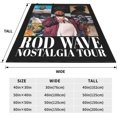 thumbnail image 4 of Rod Waves Blanket Soft Warm Flannel Throw Blanket for Bed Sofa Couch Bedroom Living Room Dorm All Season 40"x30", 4 of 6