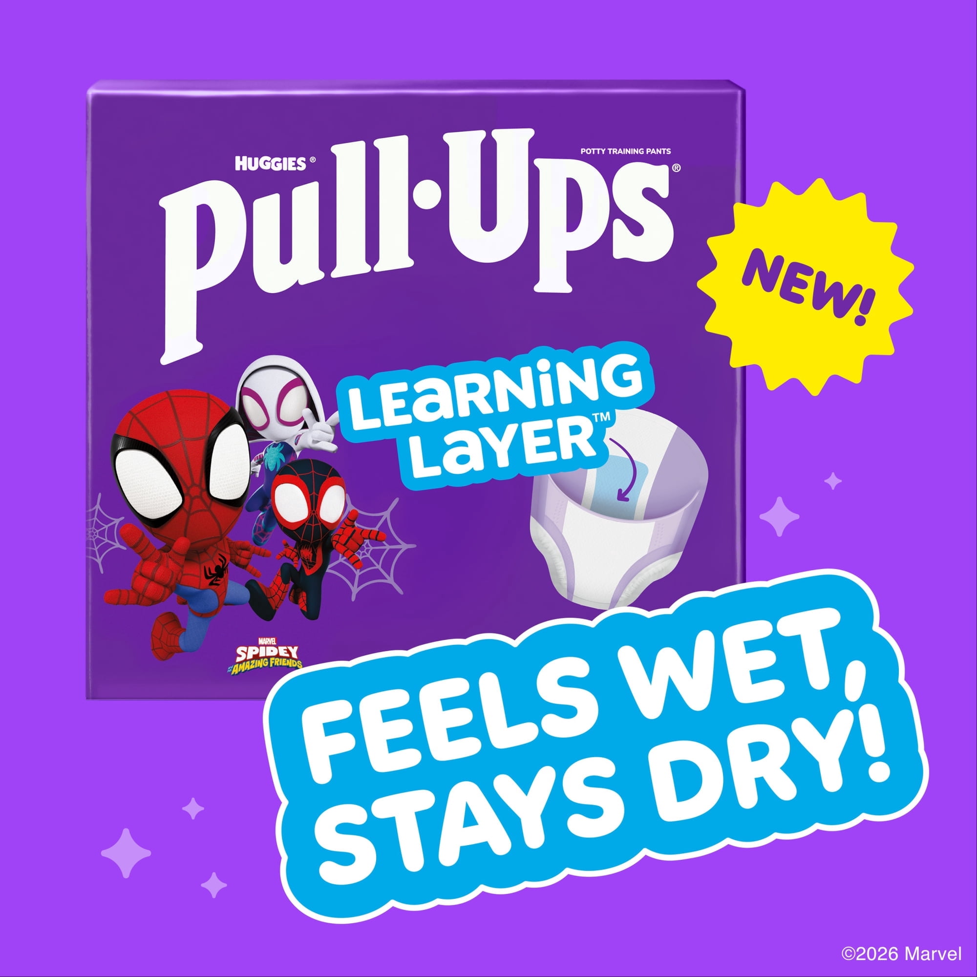 Pull-Ups Boys' Potty Training Pants, 5T-6T (46-60 lbs), 50 Count
