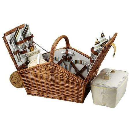 

Picnic at Ascot Huntsman Basket for 4 w/blanket