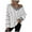 White, variant on Fengactive Womens Oversized Striped Tunic Sweaters Casual V Neck Long Sleeve Color Block Knit Pullover Jumper Tops