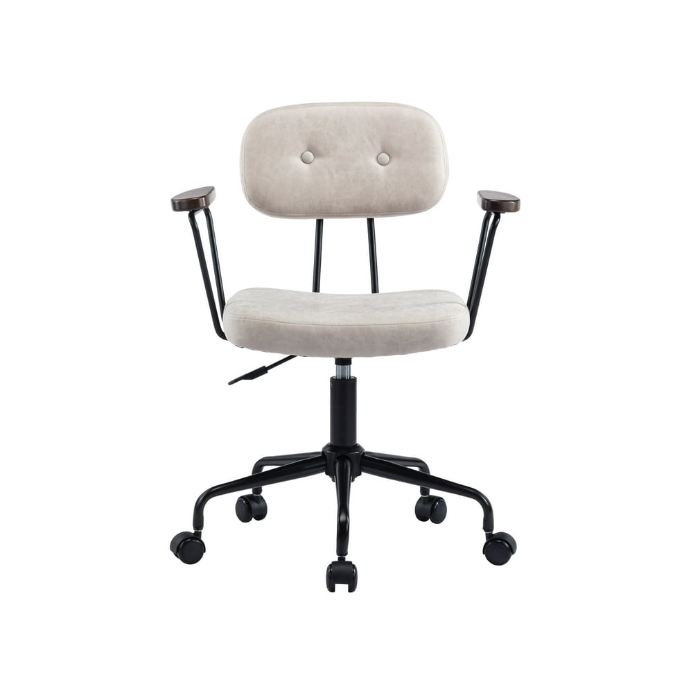 360 Degree Vanity Makeup Chair Modern Upholstered Desk Chair Executive