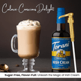 thumbnail image 2 of Torani Sugar Free Irish Cream Syrup, 25.4 fl oz Plastic Bottle + Gold Pump, 2 of 5