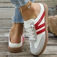 thumbnail image 3 of BERANMEY Women's Casual Slip-On Sneakers Comfortable Mules with Cushioned Sole for Daily Wear Stylish Retro Casual Shoes for Women, 3 of 9