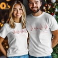 thumbnail image 4 of Camisetas gráficas informales de manga corta con árbol de Navidad para hombre, 4 of 8