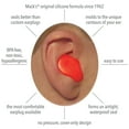 thumbnail image 2 of Mack's Shooters Moldable Silicone Putty Ear Plugs, Orange, 3 Pair, 2 of 4