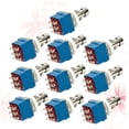 thumbnail image 4 of Raindrops 10Pcs True Bypass Guitar Effects Pedal Foot Switch Blue Metal 9-Lug for Unbuffered Signal Control, 4 of 7