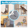 thumbnail image 4 of Protector De Pared Belug Para Rascar Con Forma De Gato, 40 X300 Cm Gris, 4 of 5