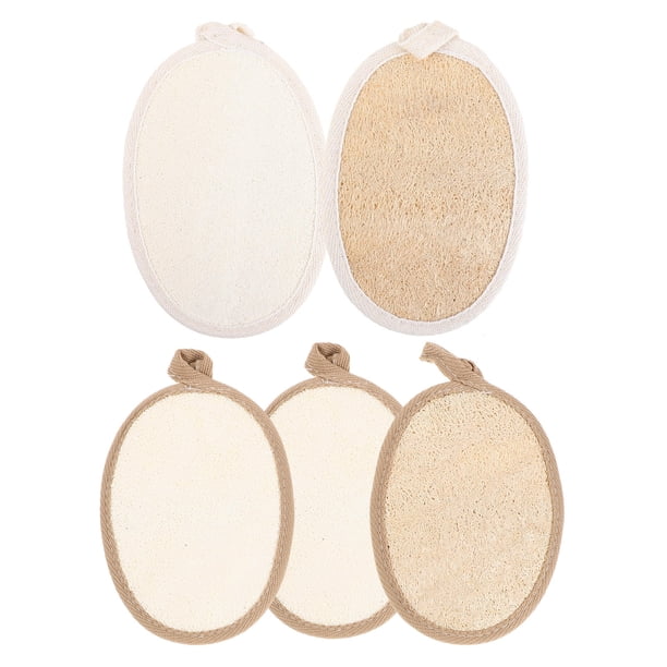 BESTYASH 5Ud Loofahs Naturales Para Exfoliación Corporal Que Remueven Células Muertas Y Promueven Suave