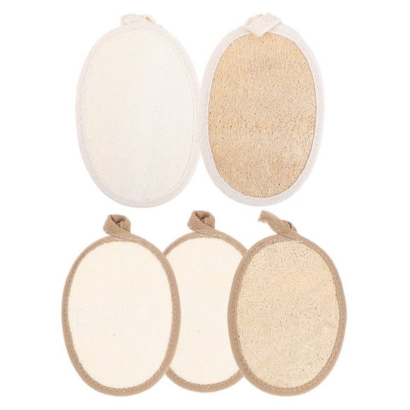 BESTYASH 5Ud Loofahs Naturales Para Exfoliación Corporal Que Remueven Células Muertas Y Promueven Suave