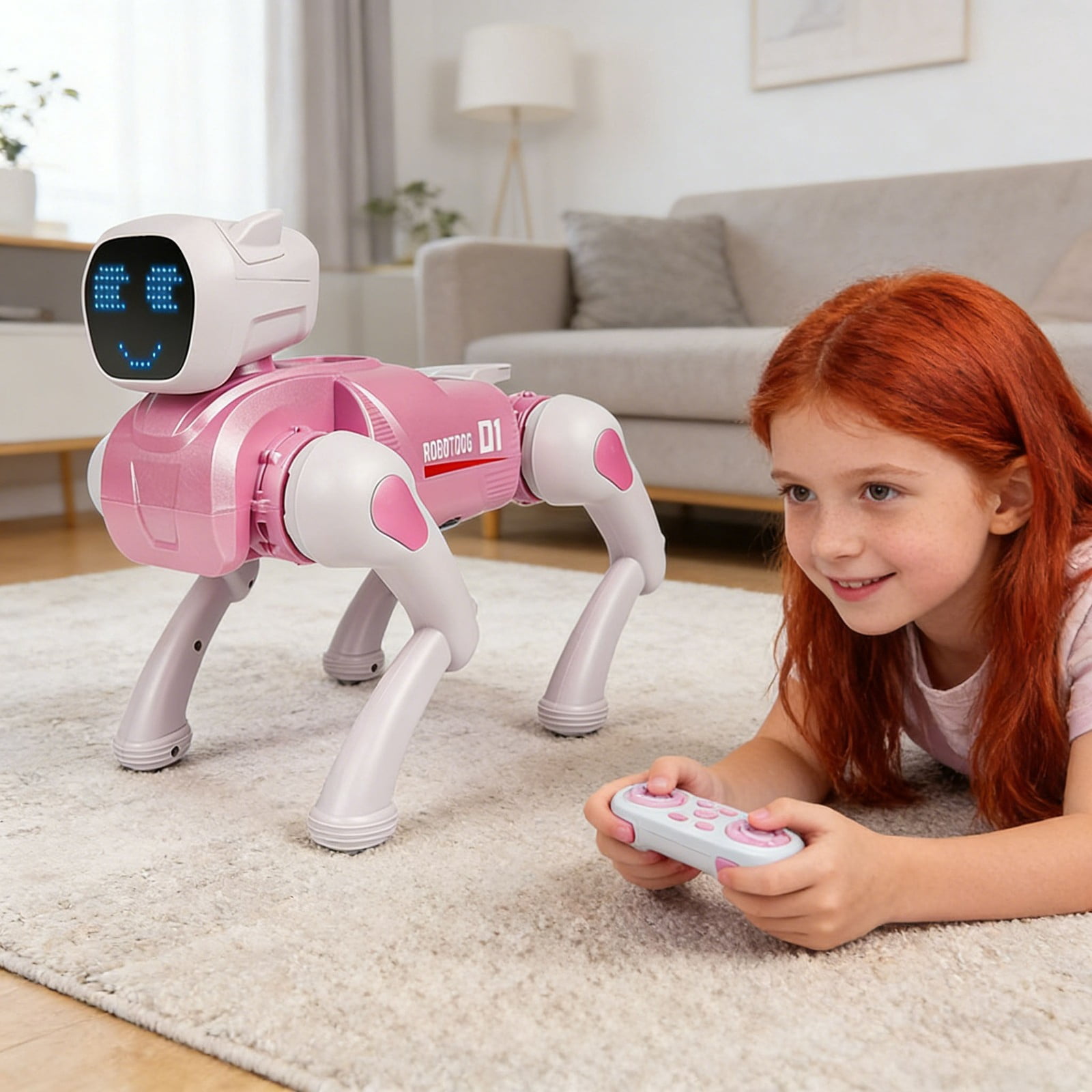 Education Puzzle Toy 24G Interactive Mechanical Robot with Voice Dialogue Lights App Control Programmed for School Age Minds