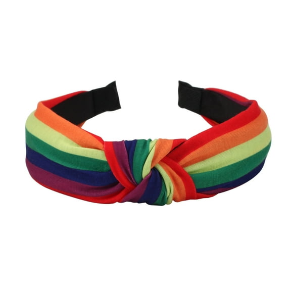 UNTERING Hairband Colorful Hair Accessories Headband Fashionable Hairband LGBTQ Rainbow Headpieces for Celebrations Daily Use