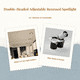 thumbnail image 3 of Abbraccia Foco COB doble ajustable empotrado, orientable y regulable, 3 of 6