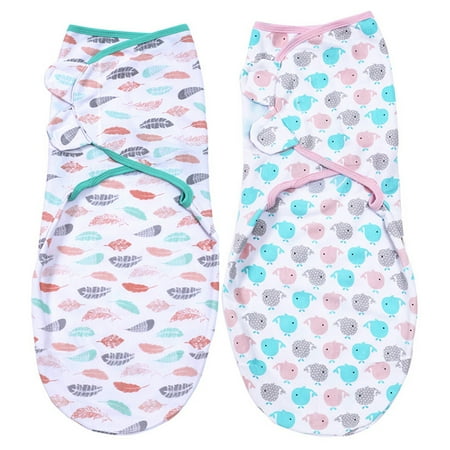 UPC: 0884381834573 | Baby Swaddle Wrap Newborn Blankets for 0-6 Months Large Adjustable Infant Sleep Sack 2 Pack