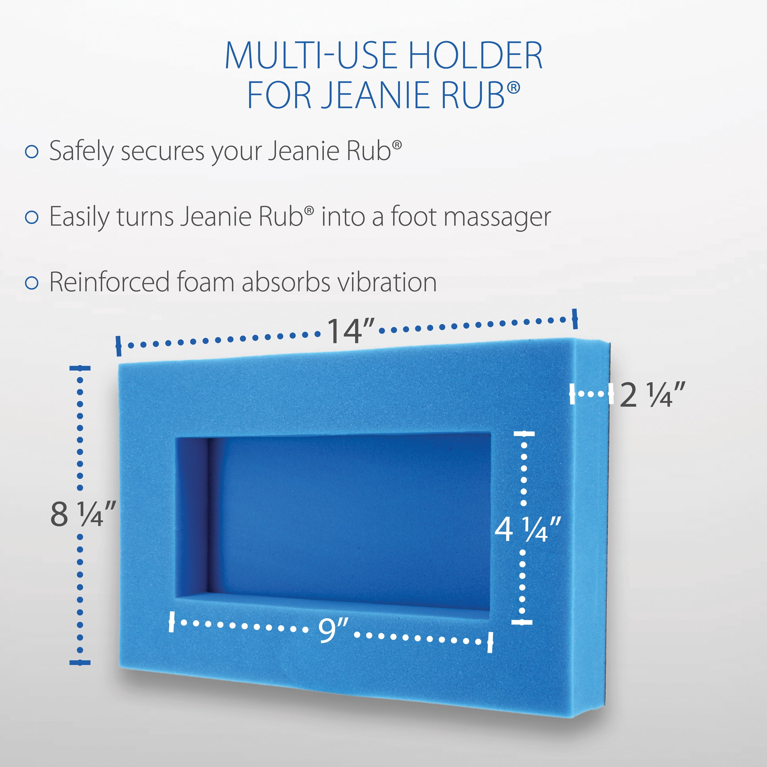 Core Products Jeanie Rub Massager Multi-Use Holder for Foot Massage