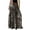Zebra, variant on Women's Maxi Skirt, Boho Animal Print Long Skirt, Elastic Waistband, Loose Flowy A Line Hem, Casual Maxi Skirt for Weekend Outings Leopard Print L