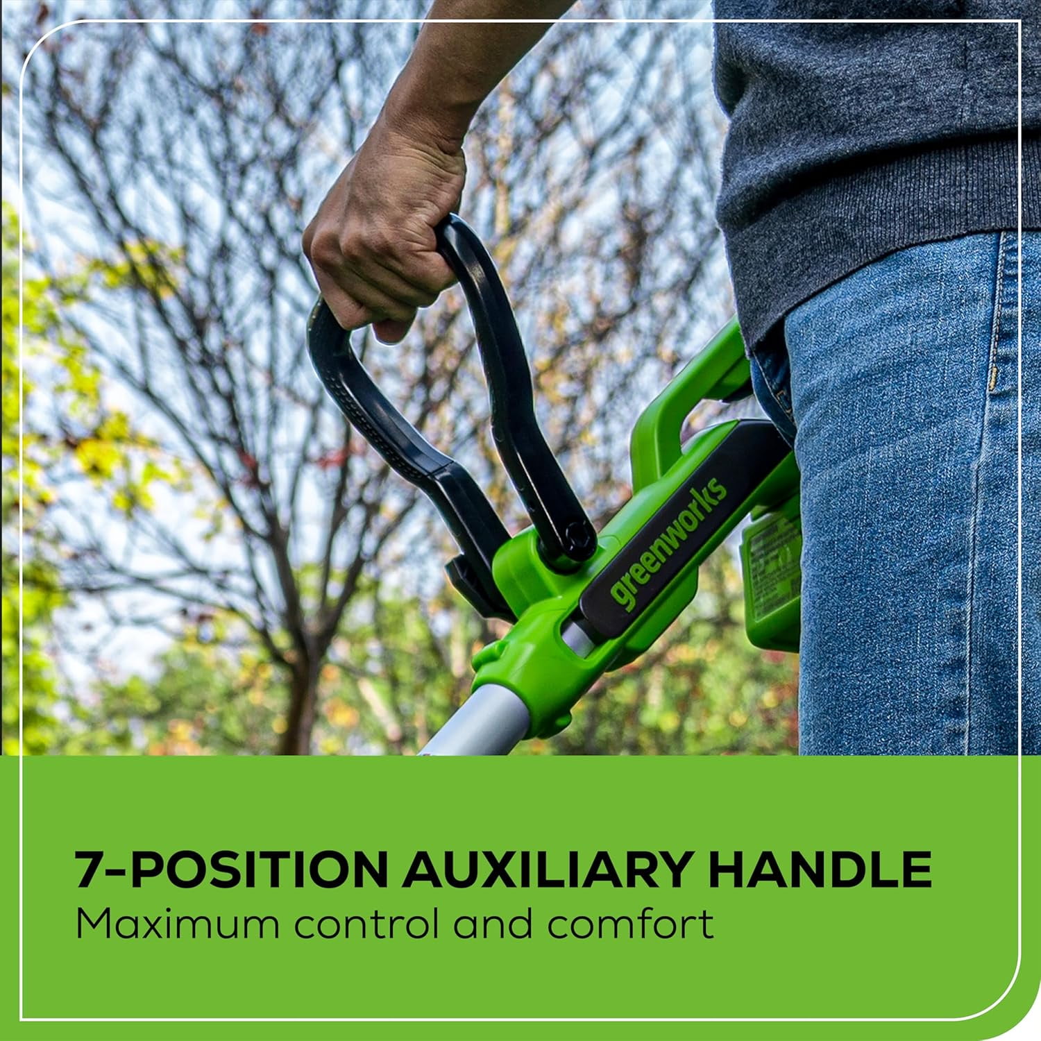 Greenworks 40V 13" String Trimmer / Edger (Gen 2), Tool Only, Battery and Charger Not Included, New