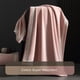thumbnail image 1 of Bath Towel Set | Large 55x27 Inch | Thick Soft Absorbent | Striped Pattern | Durable Double Hem | Plush Luxury Hotel Spa Quality | Blue Khaki Gray Beige Pink | 1 Pack | Washable Everyday Use, 1 of 6