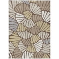 thumbnail image 2 of Addison Rugs Chantille Indoor/Outdoor Transitional Floral Chocolate Machine Washable Rectangle Rug, 5' x 7'6", 2 of 8