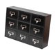 thumbnail image 4 of Gabinete de almacenamiento de escritorio, adorno de madera, ahorro de espacio, mueble de baño, tocador, vitrina, oficina, sala de estar, organizador d, 4 of 9