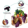 thumbnail image 3 of Grape Large Foldable Decorative Box Storage Bin Oxford Cloth Shopping Bags, 3 of 7